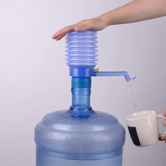 1PC  Portable Hand Press Drinking Water Pump Removable Tube Innovative Vacuum Non-toxic Manual Pump Dispenser With Hose  OK 0302