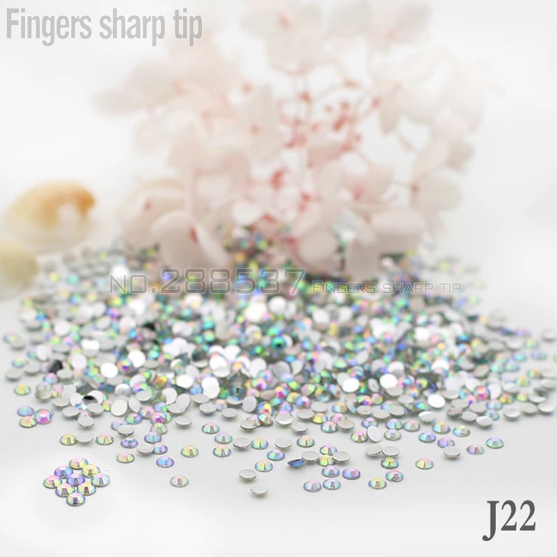 2017 1000pcs 3mm Milk Jelly beads nail art new Shiny Colorful AB flat nail DIY mobile shell decorative diamond J22