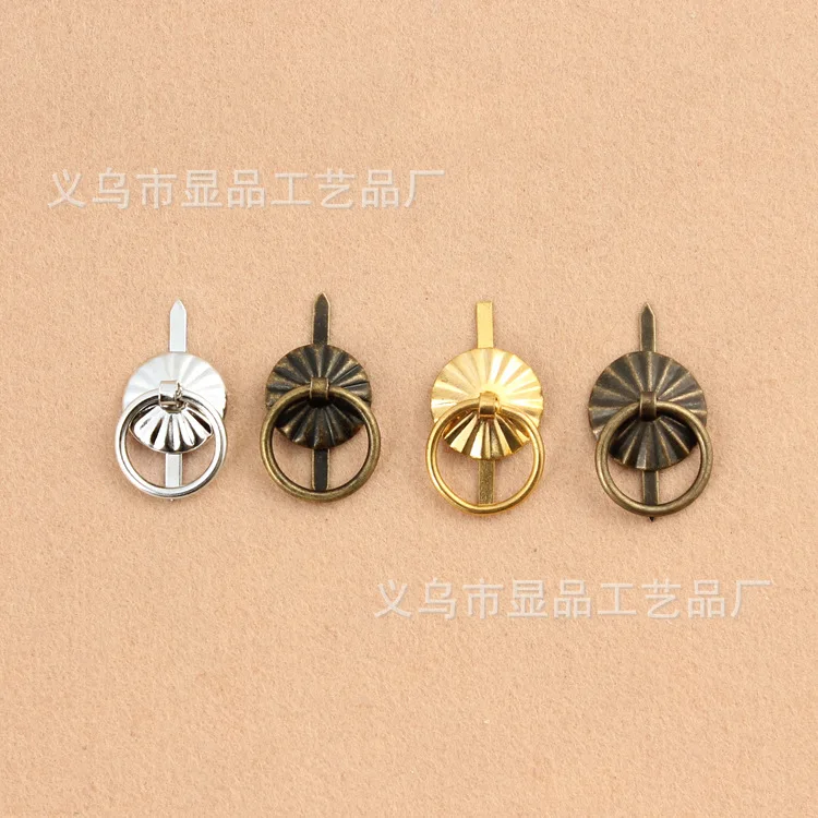 Factory direct metal handle small jewelry box drawer handle small wooden gift box hardware M247