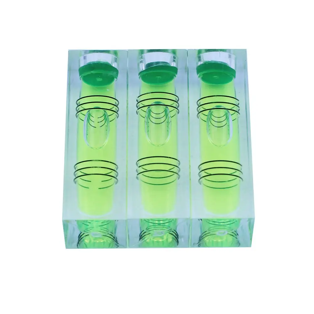 QASE High Precision CNC Acrylic Spirit Level Bubble Size 52x16x16mm 52x18x15mm 40x15x15mm 1PCS