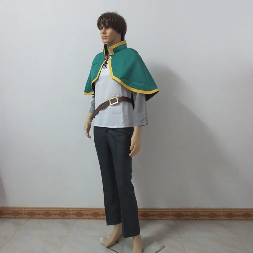 KonoSuba Kazuma Satou Cosplay Costume Full Set Custom Made