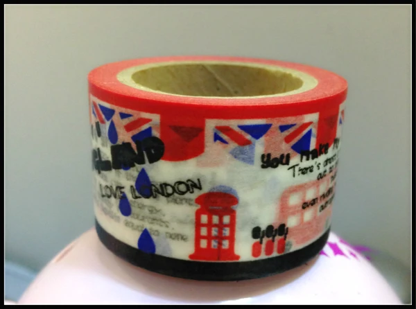 Cinta washi de Japón de alta calidad, cinta washi de 30mm x 10m, bandera de Inglaterra, bricolaje y enmascaramiento, hermosa