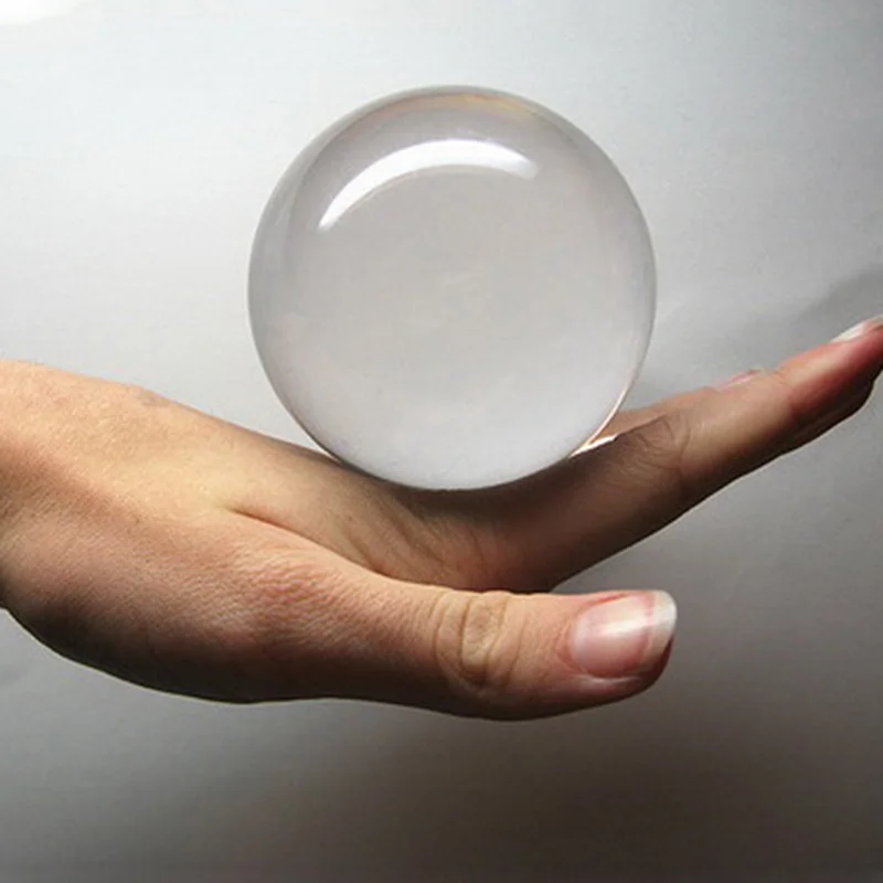 Ultra Clear Acrylic Crystal Ball 100MM Contact Juggling Magic Tricks For Professional Magician Magic Illusion Toy Accessories