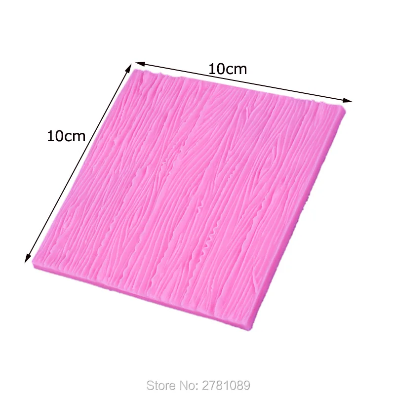 Sophronia Tree Bark Texture Silicone Mold Sugar Mold Chocolate Mold Cake Brim Decoration Mold Kitchenware DIY M478,10*10*0.4CM