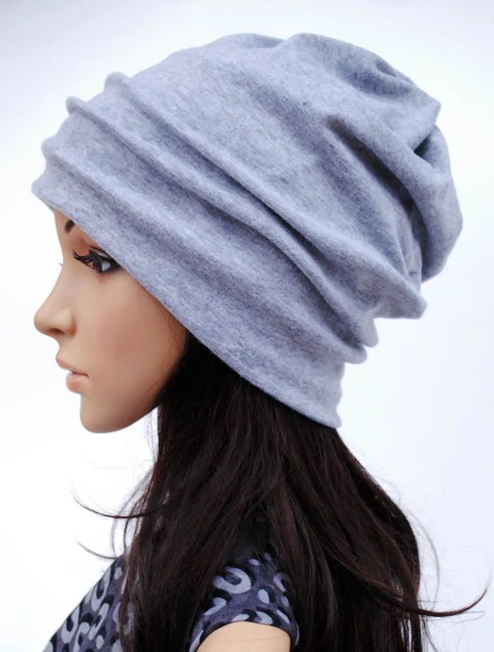 Spring and Autumn beanies muffler scarf dual-use fashion hat cotton cap covering cap turban beanie hats for women