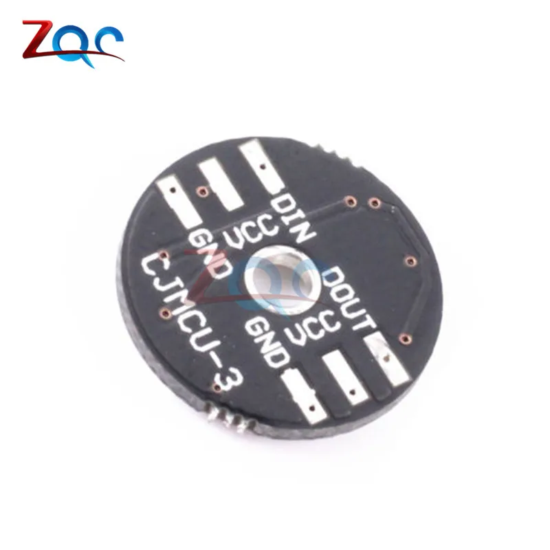 WS2812 3bit Autospannungsstrommesser 5 V 5050 RGB LED Lampe Panel Board Runde für Arduino