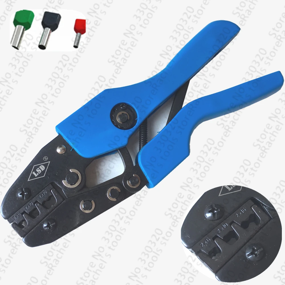 AN-2*616EF Double cable ferrules crimping tool twin wire end terminal cimping pliers