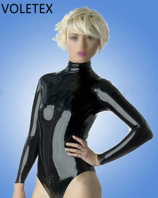 

Latex Catsuit Women Sexy latex Gummi 0.4mm Swimsuit Customized