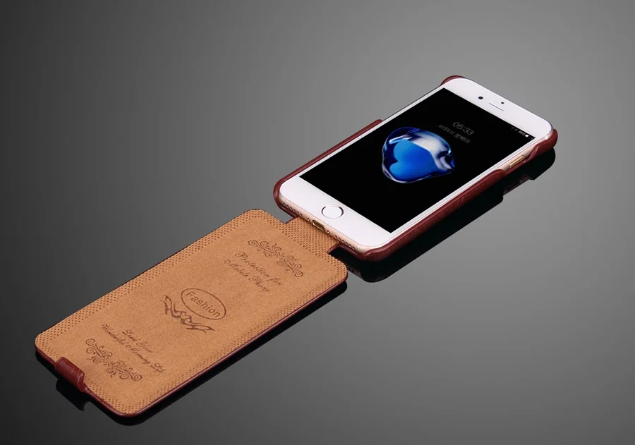 Etui z prawdziwej skóry z pionowym zamknięciem na zatrzask do Apple iPhone 17 Air 15 16 7 8 14 Plus 11 12 Mini 13 Pro Max 6 6S 17E Luxury Fundas — zdjęcie produktu 4