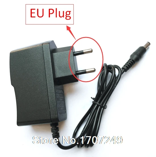 AC 100V-240V Converter Adapter DC 9V 1A Power Supply EU Plug DC 5.5mm x 2.1mm 1000mA  Power Adapter