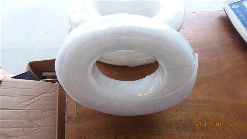 fiber protective tube plastic for ribbon fiber rectangular shape inside for bare fiber heat shrink splicing sleeve ELINK 200mtr