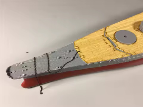1/700 Scale IJN Battleship Yamato Wooden Deck for FUJIMI Ship Model #460000