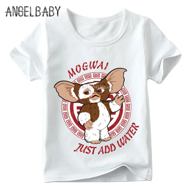 Children Gremlins Gizmo Cartoon Print Funny T shirt Summer Baby Boys/Girls Cute Tops Kids Great Casual Clothes,HKP5170