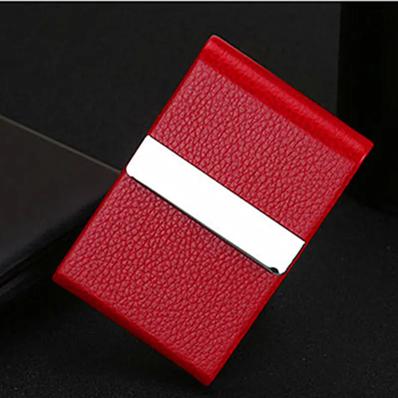 ZOVYVOL 2024 RFID ID Credit Card Holder Creative Metal Wallet Leather Business Card Holder Women Men Slim Name Card Case&