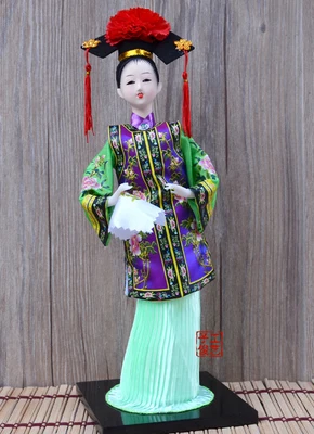 1 PC Traditional Chinese Girl Doll Ornament Craft Home Shop Decor Ornament Gift Multi Pattern Stylish