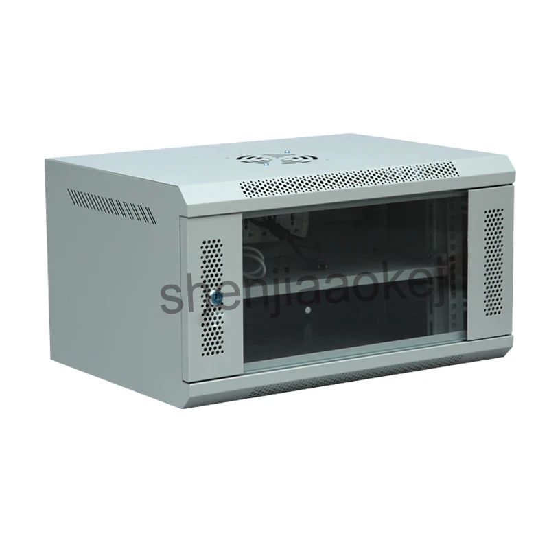 6U Network Cabinet Wall-mounted Cabinet Monitoring Weak-box Computer Cabinet  220V/110V 1pc