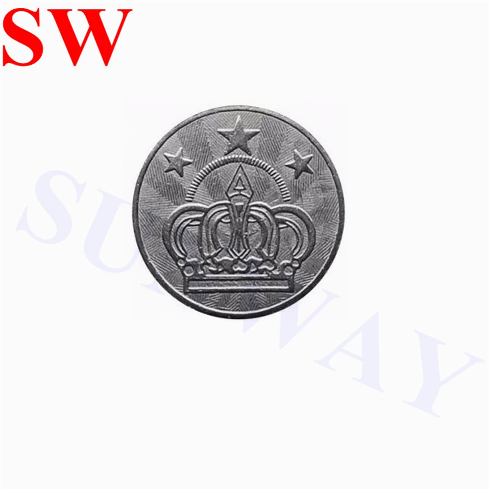 100pcs Arcade Gaming Coin Tokens 25*1.85mm Stainless steel tokens for MAME Amusement Machine Cabinet game token