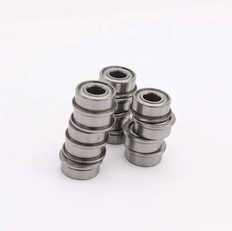 20pcs/lot ABEC-5 SMF148ZZ SMF148 ZZ Stainless Steel flange bearing 8x14x4 mm Shielded deep groove Ball Bearings Flanged 8*14*4mm