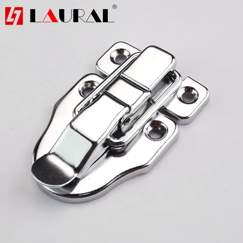 Locking Toolbox  Iron Buckle Hardware Fitting Button Duckbill Buckle Wooden Box Metal Buckle