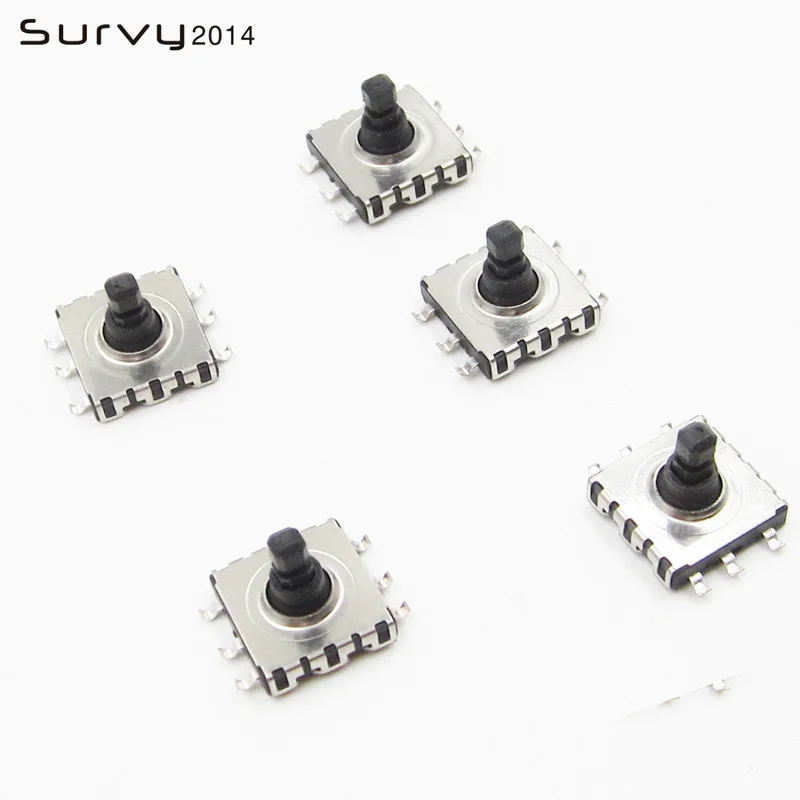 5PCS 10*10*9 Phone Arrow Navigation Key Switch Reset Button Five Directions 6 Pins Multifunction Multi-directional