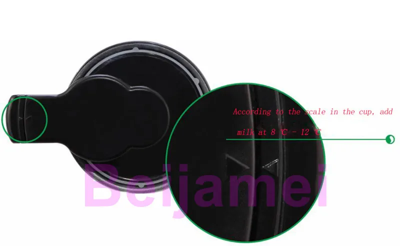 ماكينة صنع فقاعات رغوة الحليب الكهربائية من BEIJAMEI لصنع صانع الرغوة الأوتوماتيكي الصغير