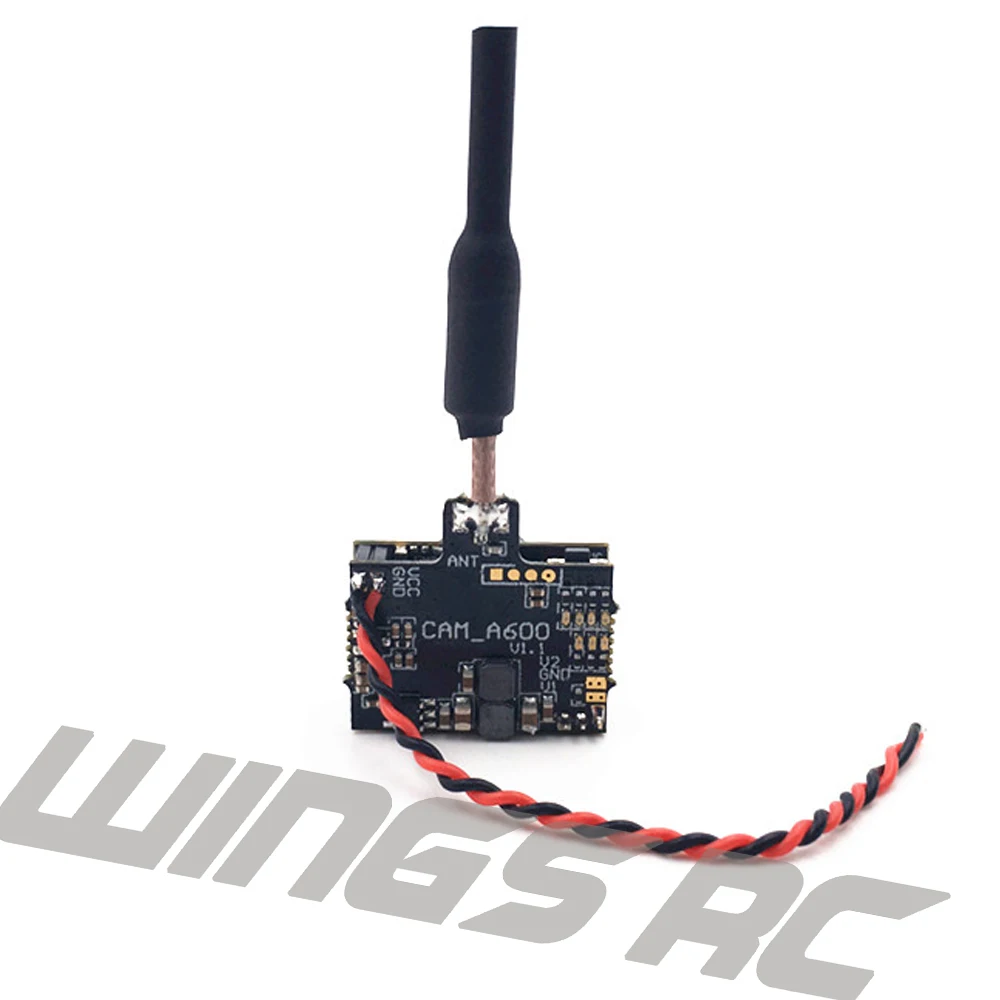 5.8G 40CH VTX 0/25mW/100mW/200mW Switchable 600TVL 1/3 Cmos FPV Micro AIO Camera for FPV Drone Like Tiny Whoop Blade Inductrix