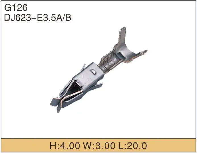 Crimp Terminals (Pins) Contact Pin for Bosch JPT Socket Housing Connector Plug for 18-20AWG Wire Cable