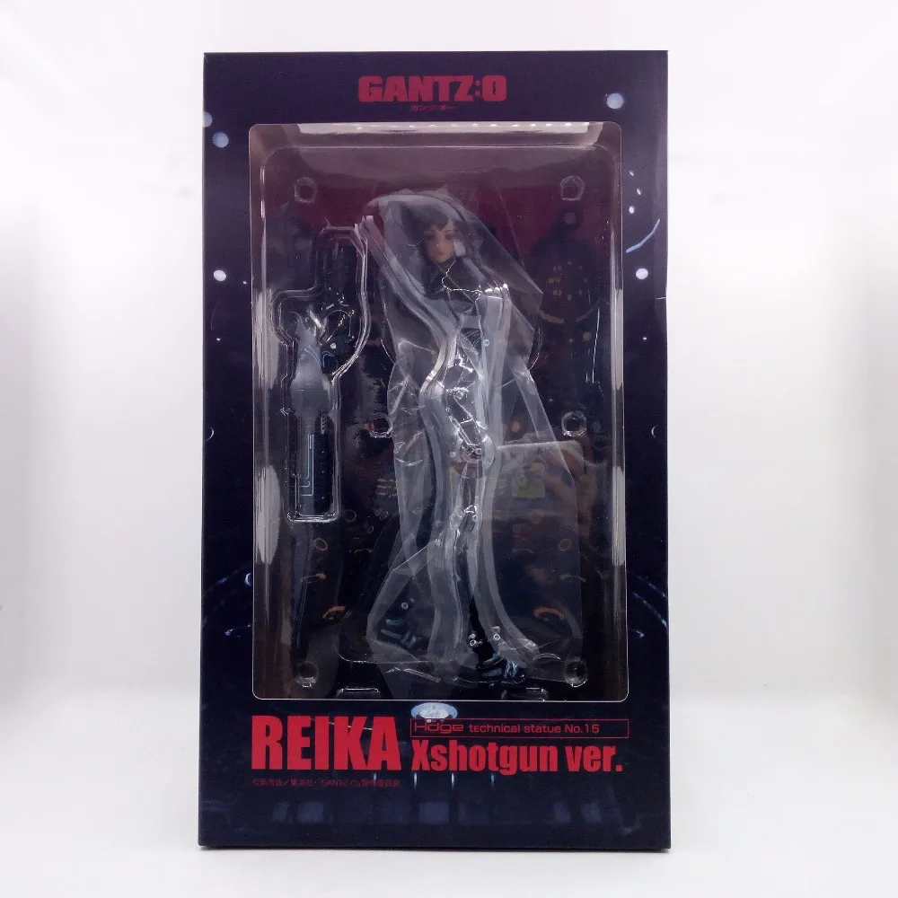 New 25cm Anime Gantz Shimohira Reika Xshotgun ver. PVC Action Figure Collectible Model Toy