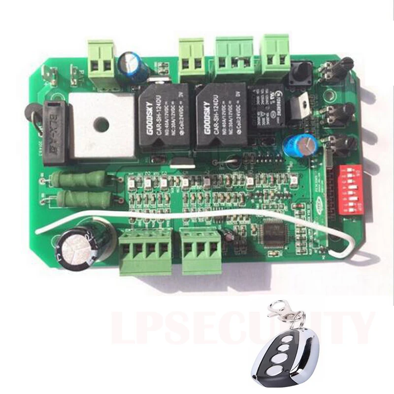 Sliding Gate OPENER motor Controller circuit Board card plate 24VDC motor motherboard(remote control optional)