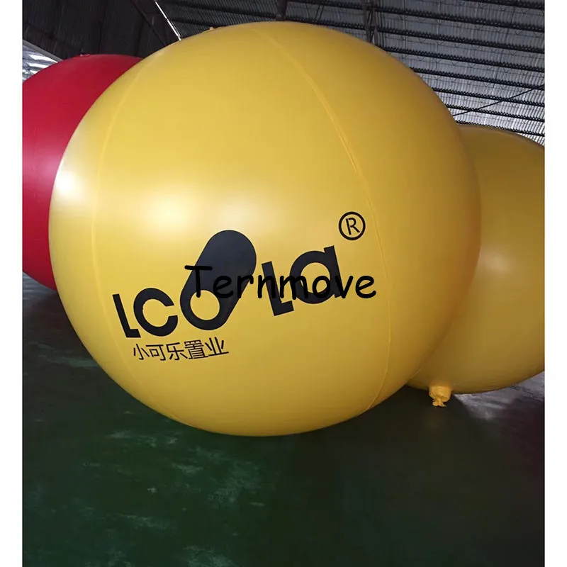 

giant helium balloon PVC inflatable floating flying advertising promotion balloon air tight ground beach ball