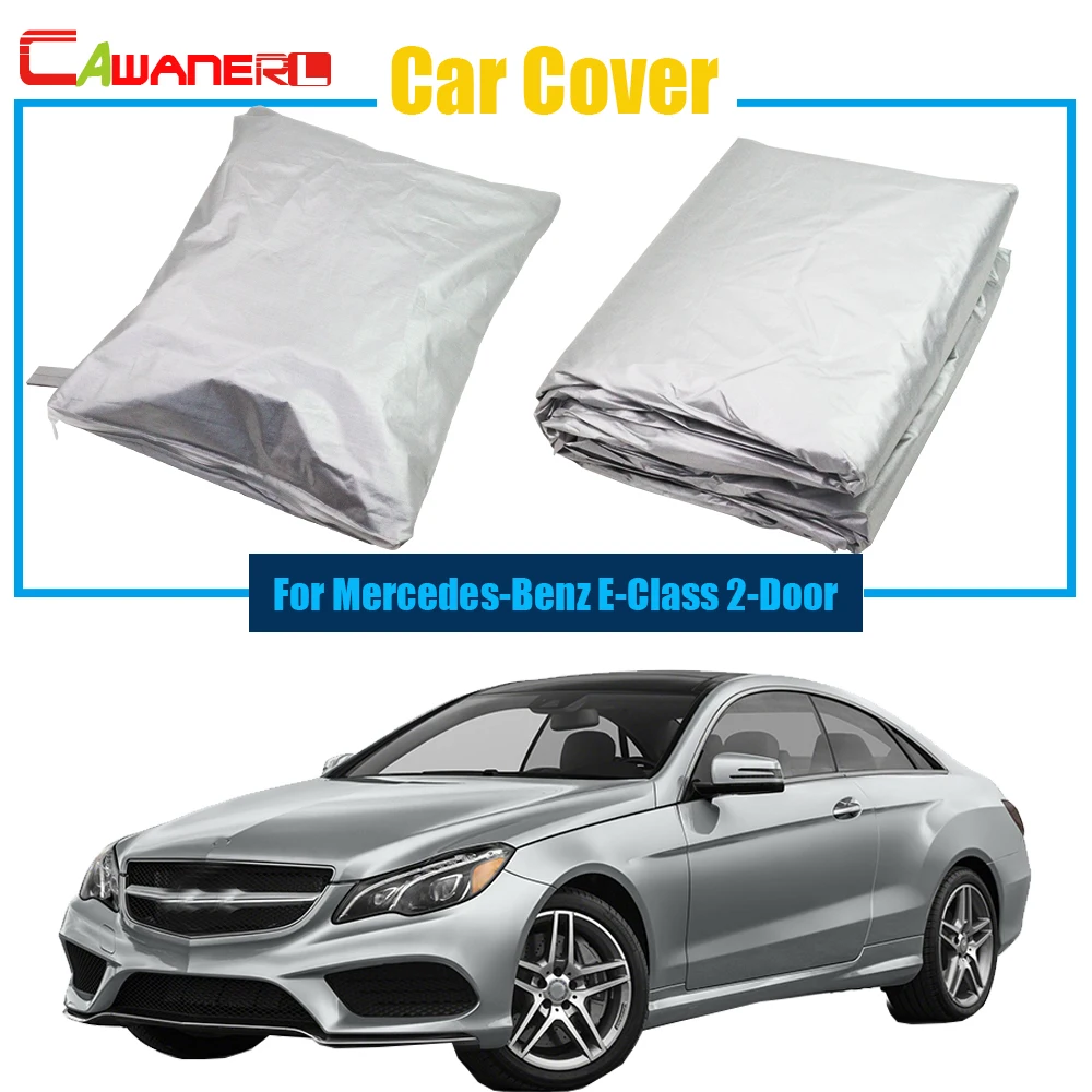 

Cawanerl Car Cover Anti UV Snow Sun Rain Resistant Cover For Mercedes-Benz E-Class 2-Door Auto Sun Shield Cover Dustproof