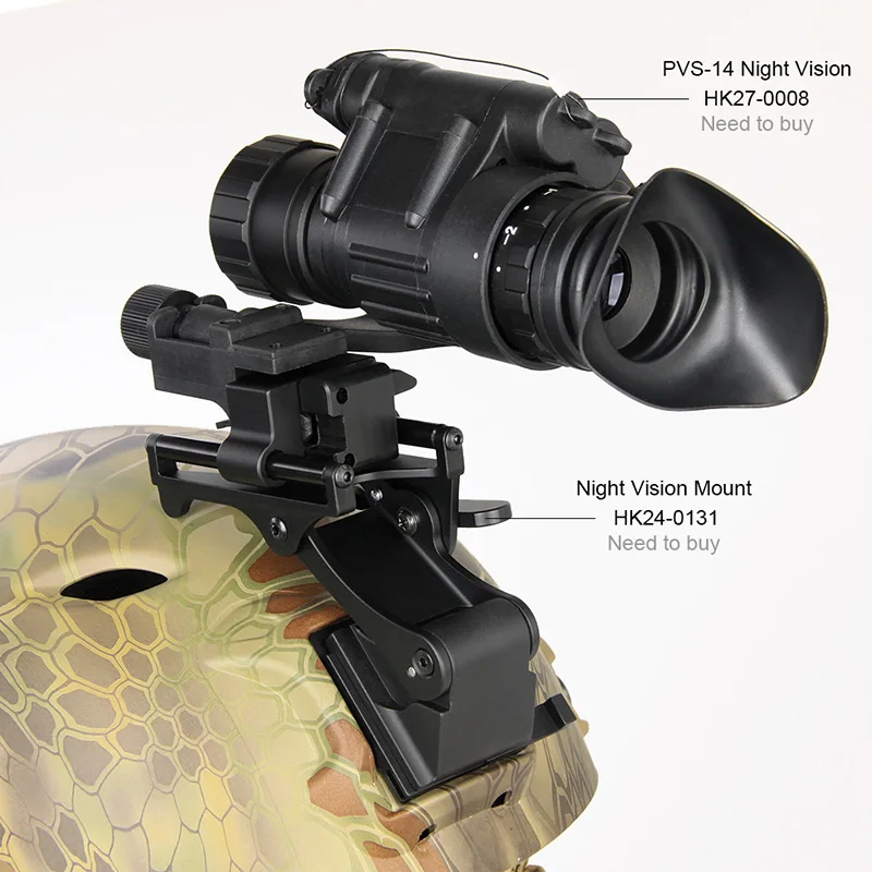 E.T Dragon Tactical Night Vision helmet  Mount Adapter Rhion NVG Helmet mounting Arm mount  for PVS-14GZ240131