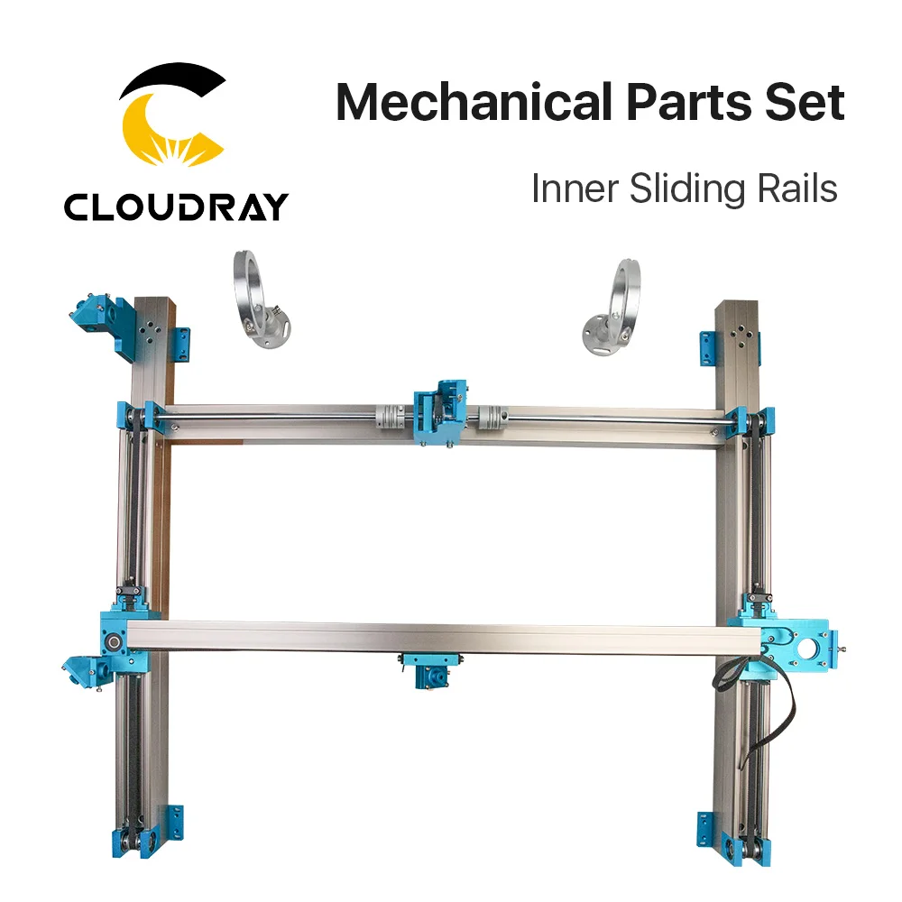 Guide di scorrimento interne Cloudray + 1 pz obiettivo di messa a fuoco + 3 pezzi specchio riflettente per macchina da taglio per incisione Laser CO2