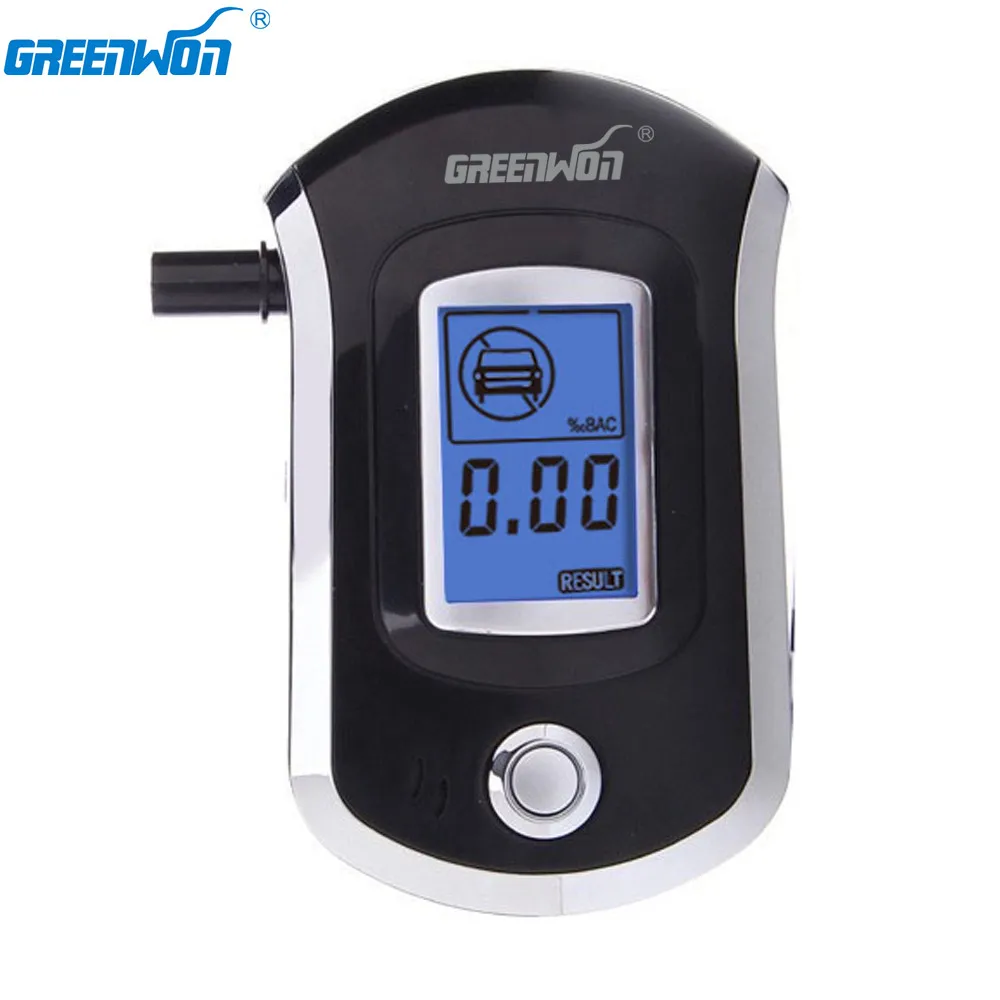 

GREENWON Professional Alcohol Breath tester alcohol detector breather alcohol test analyzer AT-6000 Free shipping