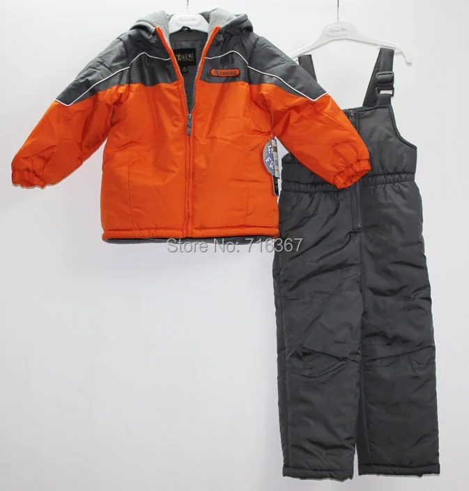 Free Shipping - retail children kids boys/girls snowsuit, kids ski suit, kids windproof jacket with pants(MOQ: 1 set)