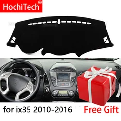 For Hyundai ix35 Tucson 2010-2015 Right and Left Hand Drive Car Dashboard Covers Mat Shade Cushion Pad Carpets Accessories