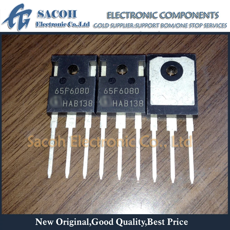 

New Original 2Pcs/Lot 65F6080 IPW65R080CFD OR 65F6080A IPW65R080CFDA OR 60F6080 IPW60R080CFD TO-247 43.3A 650V Power MOSFET