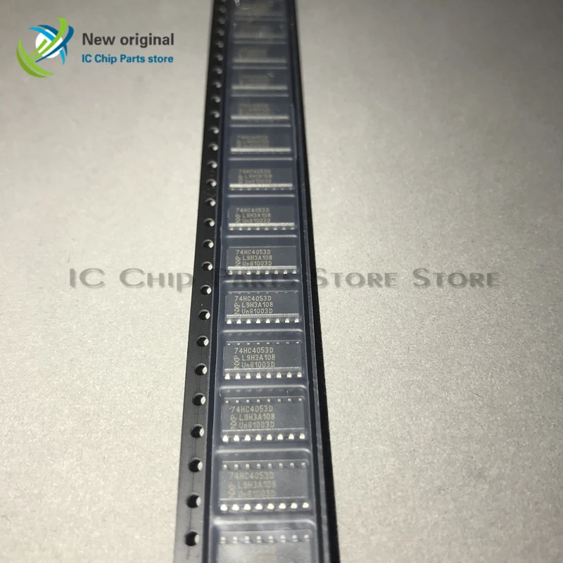 10/pces 74hc4053d 74hc4053 sn74hc4053dr sop16 chip lógico integrado ic chip novo original