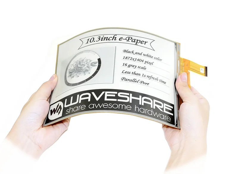 

10.3inch e-paper (D) 1872×1404, 10.3inch flexible E-Ink raw display, parallel port, without PCB