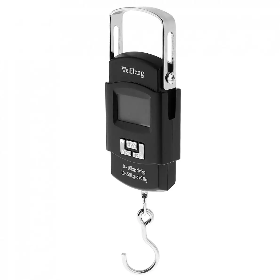 WeiHeng WH-A08 50kg LCD Dual Accuracy Portable Electronic Scale Support Temperature Measuring with Hanging Hook / Backlight