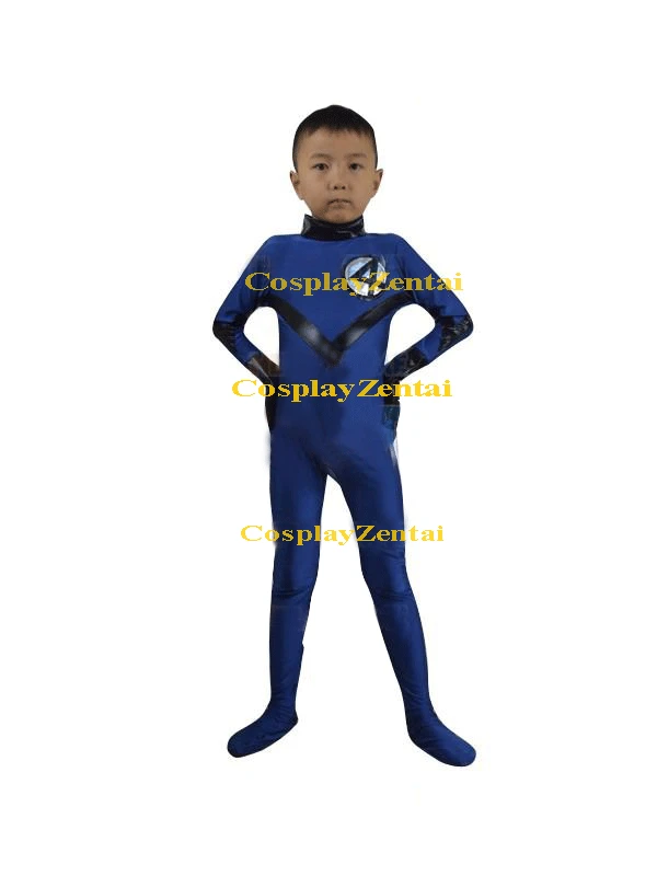 Fantastyczna czwórka kostium na Halloween dzieci Zentai garnitur Freeshipping