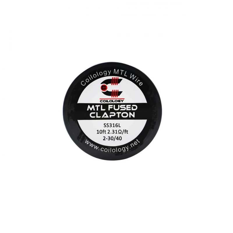 Coilology MTL Staple Fused Clapton 10 Feet Heat Wire for RTA Tank Rda Atomizer Vape Coils