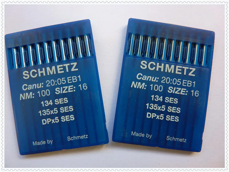 SCHMETZ Sewing Machine Needles, DPx5 SES,135x5 SES,134 SES,20 Pcs/Lot, For Double Needles Industrial Bartack Sewing Machines!