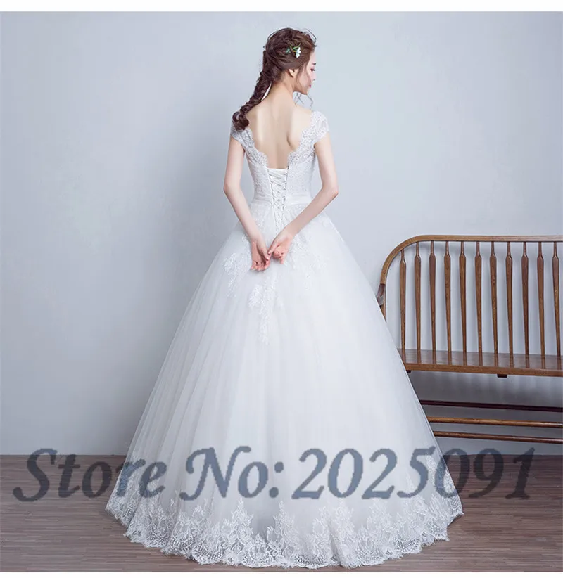 2019 boné manga vestido de casamento branco vestido de baile casamento rendas apliques sem costas robe de marie vestidos de noiva