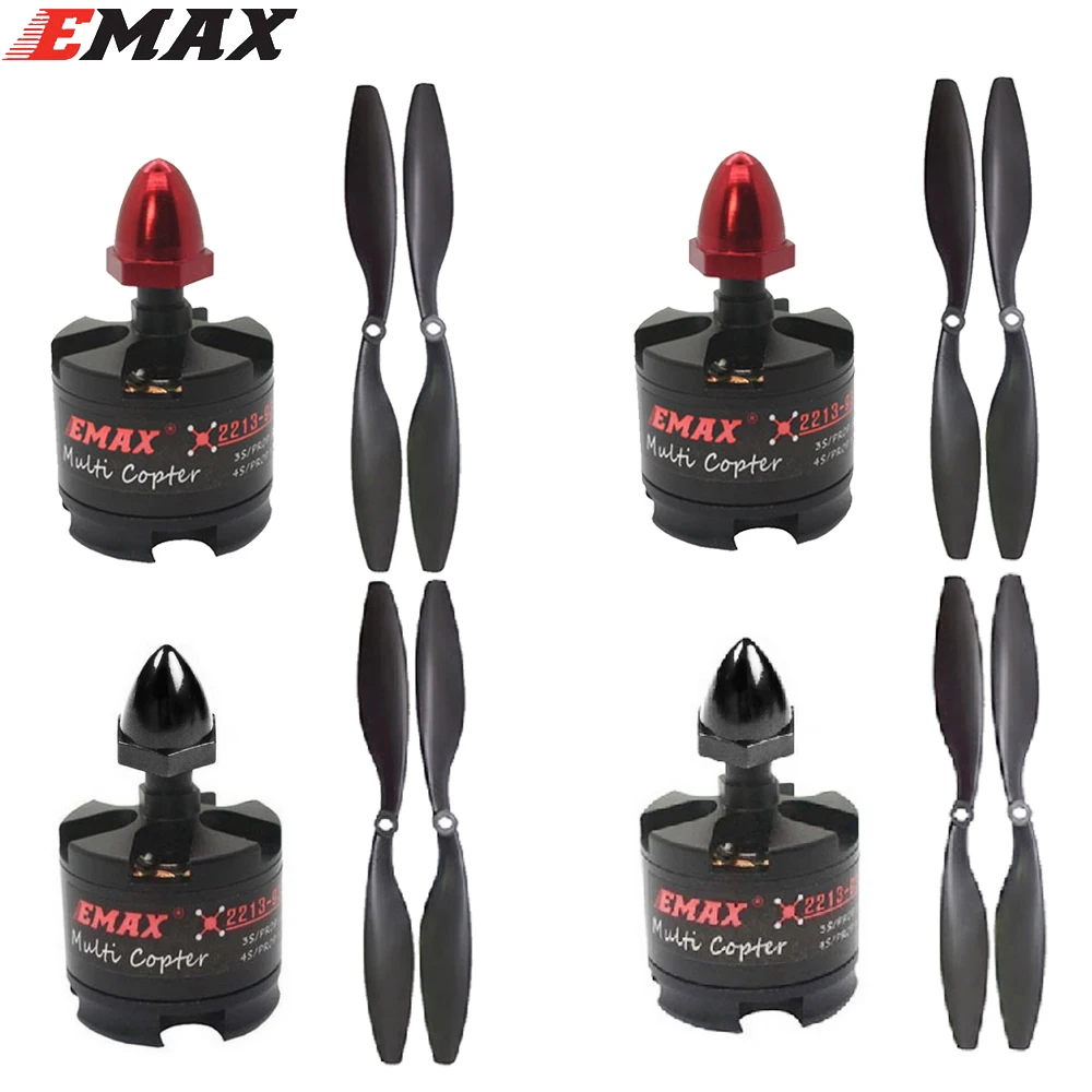 Motore Brushless Emax MT2213 935KV 3-4S CW CCW Plus con elica 1045 per Drone quadricotteri multirotore F450 F550 X525