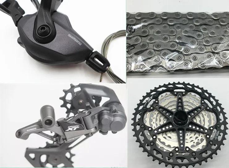 derore xt M8100 groupset 12S rear derailleur + trigger shifter + cassette + chain 10-51T