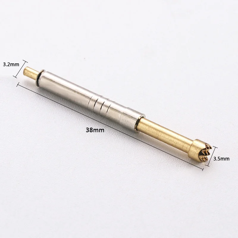 38mm New Probe Needle 50pcs/Pack Thimble Spring Tension Test Probe Plum Head Nine Tooth Integrated Needle PH-5H Test Glod Tool