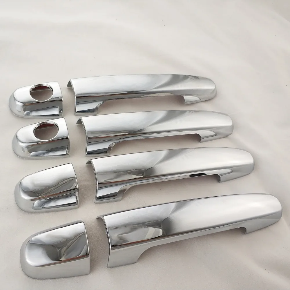 For Toyota Vios Yaris ATIV 2014 2015 2016 door handle bowl cover ABS Chrome Accessories Stickers Car Styling