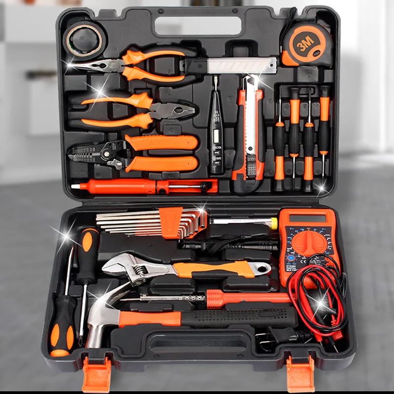 

Electrician 35 tools sets Sanying tools Multifunction Household home use hand tools Combination repair Box J6XY07