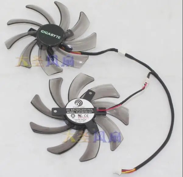 

Original PLD10010S12H 12V 0.30A 4cm diameter 9.5CM9510 2/3 line display card fan